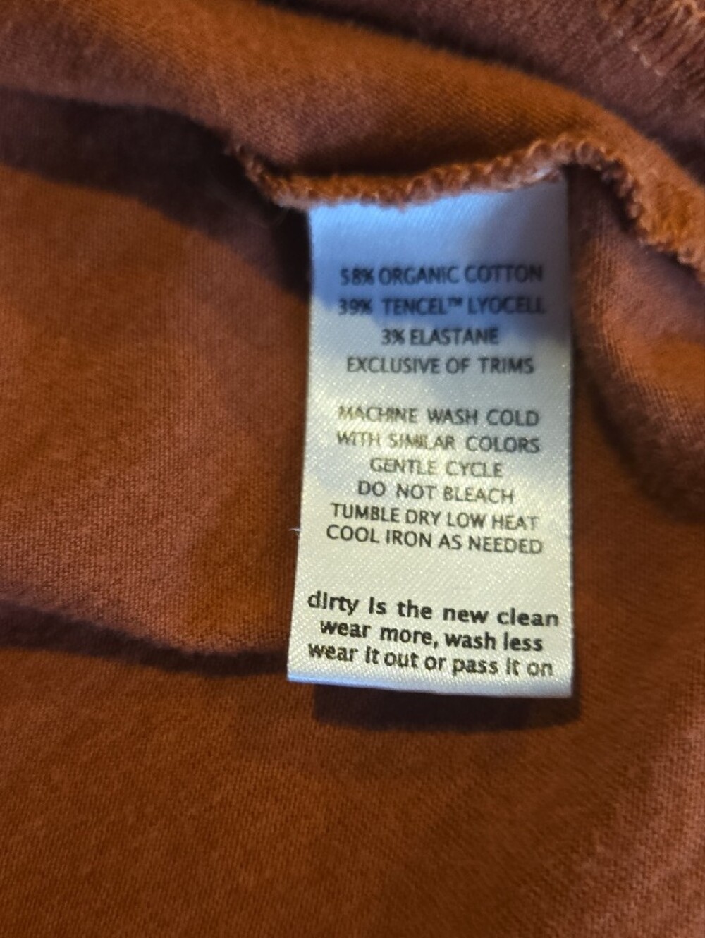 Toad&Co Rust Knot-Front Crop Top - Picture 7 of 7
